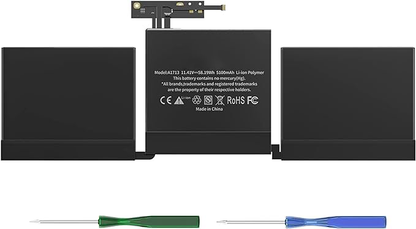 Battery A2171 A1713 for MacBook A1708 A2159 A2289 A2338 (2019-2020) compatible